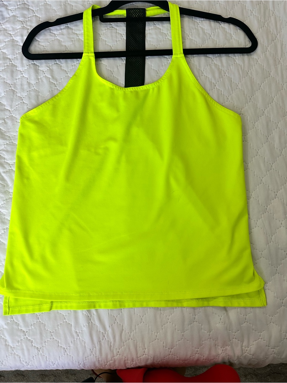 Fabletics Neon Lime Racerback Tank Top